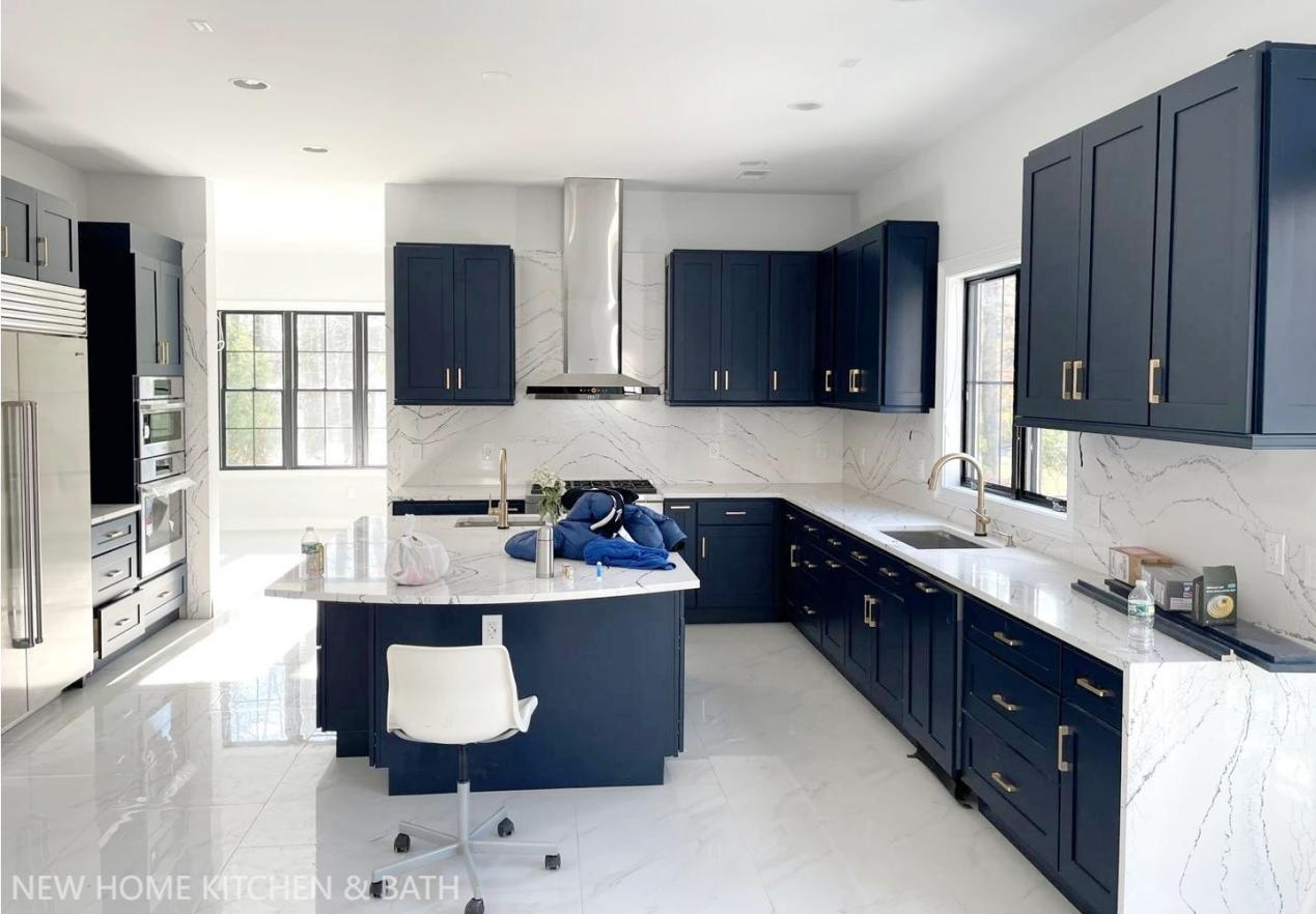 4.3 Navy Blue Shaker