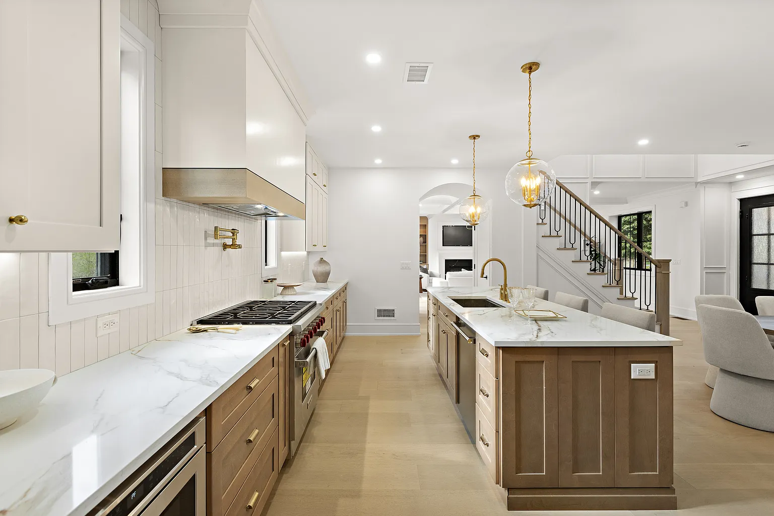 Transitional Kitchen Remodel in Haworth, NJ by New Home Kitchen & Bath project photo 3